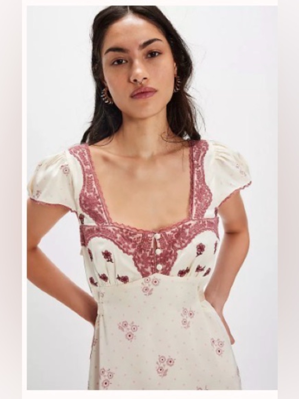 FREE PEOPLE Haven Midi Dress size medium - Picture 9 of 16